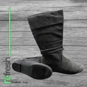 Grey cuffed Shelley Boot NIB SZ 9